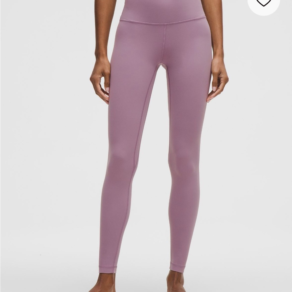Women's Mauve High-Waisted Leggings
